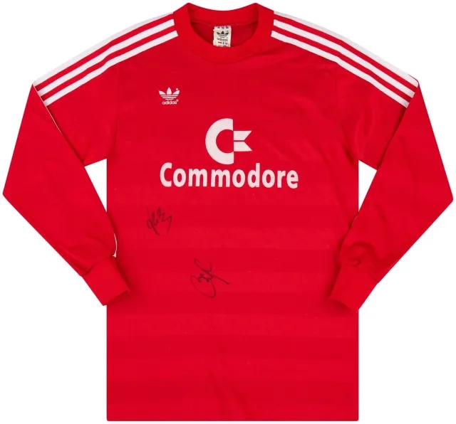 adidas 1984-89 Bayern Munich Signed Home L/S Shirt - 6/10 - (S)