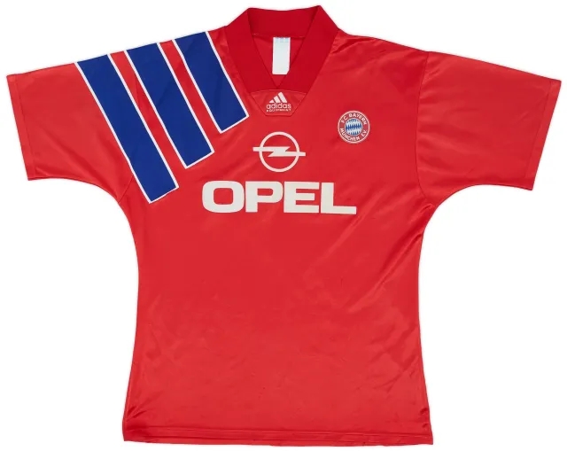 adidas 1991-93 Bayern Munich Home Shirt - 6/10 - (L)