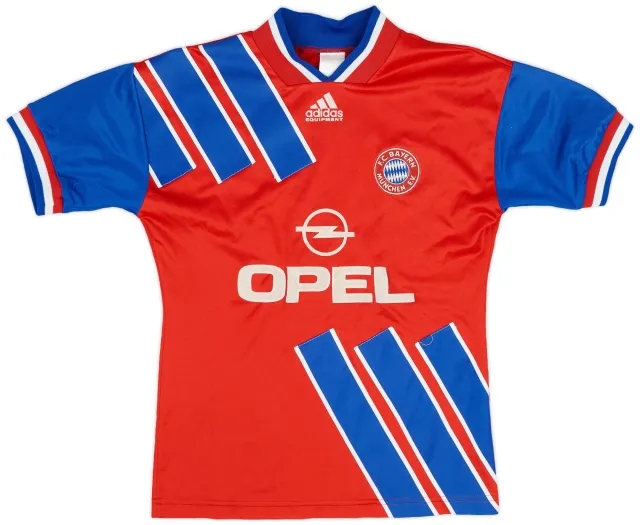 adidas 1993-95 Bayern Munich Home Shirt #7 - 8/10 - (XS)