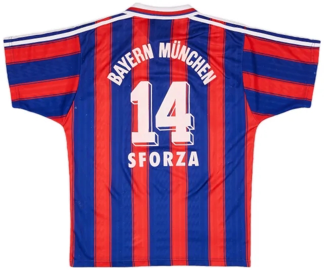 adidas 1995-97 Bayern Munich Home Shirt Sforza #14 - 8/10 - (M)