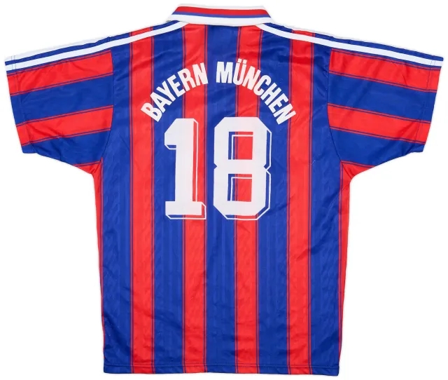 adidas 1995-97 Bayern Munich Home Shirt #18 - 7/10 - (S)