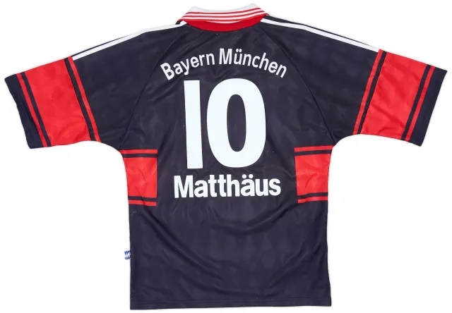 adidas 1997-99 Bayern Munich Home Shirt Matthaus #10 - 8/10 - (S)