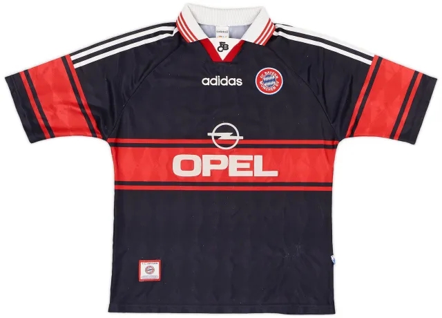 adidas 1997-99 Bayern Munich Home Shirt - 6/10 - (XL.Boys)