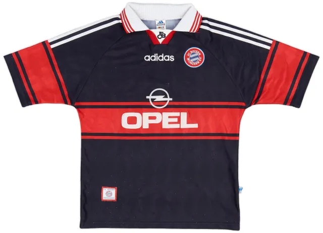 adidas 1997-99 Bayern Munich Home Shirt - 7/10 - (XL.Boys)