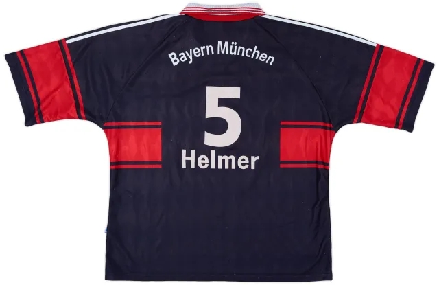 adidas 1997-99 Bayern Munich Home Shirt Helmer #5 - 7/10 - (XXL)