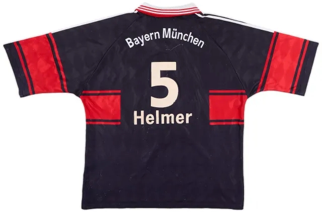 adidas 1997-99 Bayern Munich Home Shirt Helmer #5 - 6/10 - (XL)