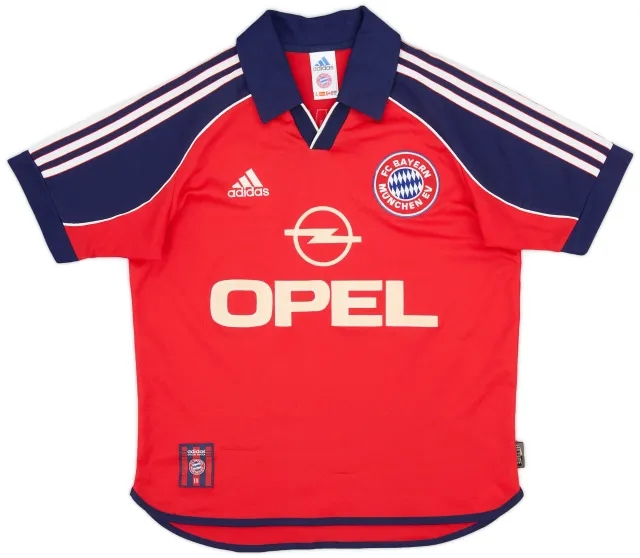 adidas 1999-01 Bayern Munich Home Shirt - 8/10 - (Y)