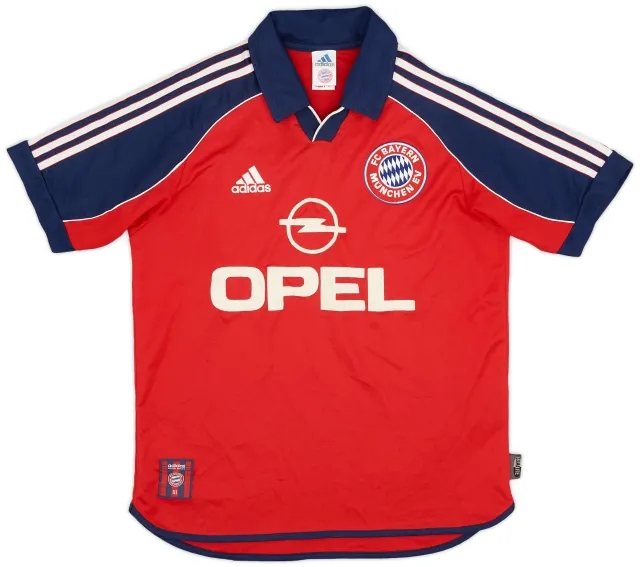 adidas 1999-01 Bayern Munich Home Shirt - 6/10 - (XL.Boys)