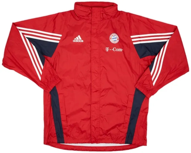 2003-04 Bayern Munich adidas Hooded Rain Jacket - 8/10 - (M)