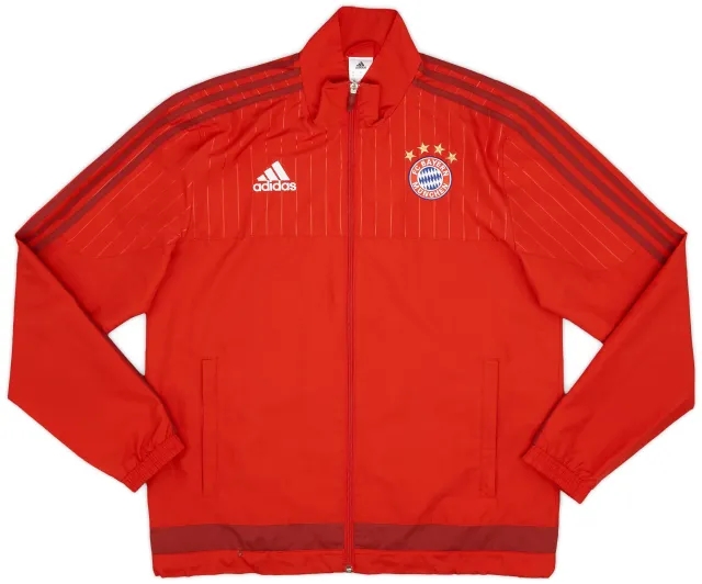 2015-16 Bayern Munich adidas Track Jacket - 7/10 - (M)