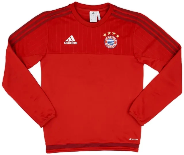 2015-16 Bayern Munich adidas Sweat Top - 10/10 - (XS)