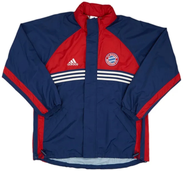 1998-00 Bayern Munich adidas Hooded Rain Jacket - 6/10 - (L)