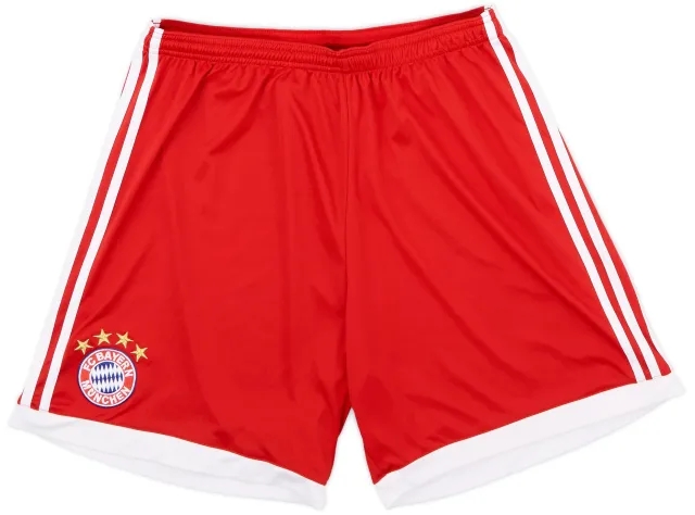 adidas 2017-18 Bayern Munich Home Shorts - 9/10 - (L)