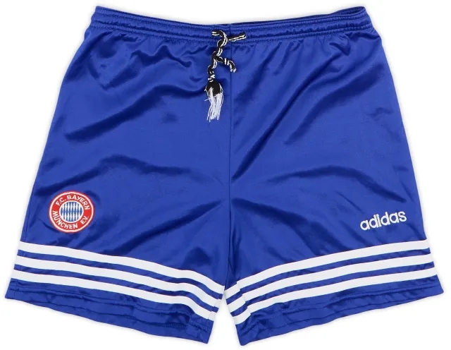 adidas 1995-97 Bayern Munich Home Shorts - 9/10 - (XL.Boys)