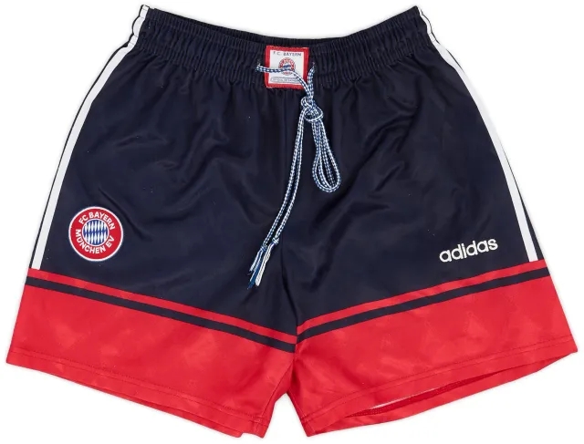 adidas 1997-99 Bayern Munich Home Shorts - 7/10 - (L)