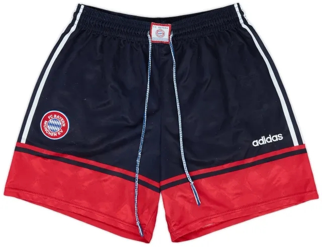 adidas 1997-99 Bayern Munich Home Shorts - 9/10 - (L)