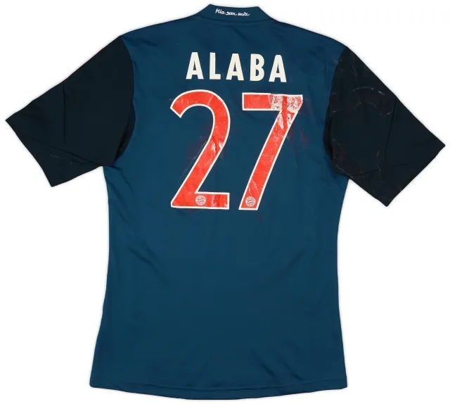adidas 2013-14 Bayern Munich Third Shirt Alaba #27 - 3/10 - (S)