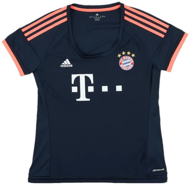 adidas 2015-16 Bayern Munich Third Shirt - 9/10 - (Women's M)