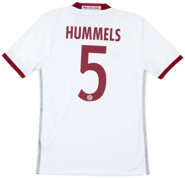 adidas 2016-17 Bayern Munich Third Shirt Hummels #5 - 8/10 - (XS)