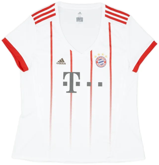 adidas 2017-18 Bayern Munich Women's European Third Shirt - 9/10 - (Women's XXL)