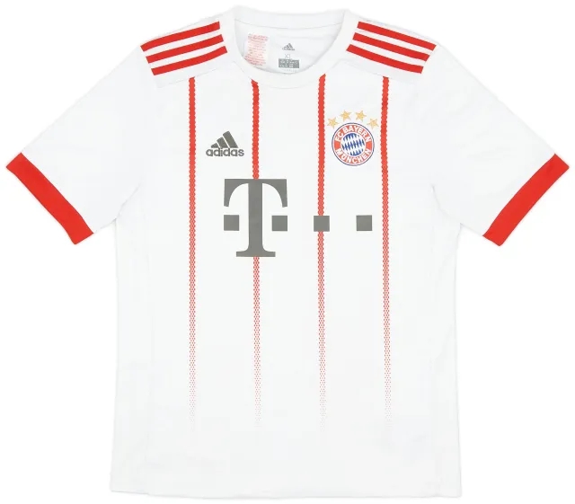 adidas 2017-18 Bayern Munich European Third Shirt - 6/10 - (XL.Boys)