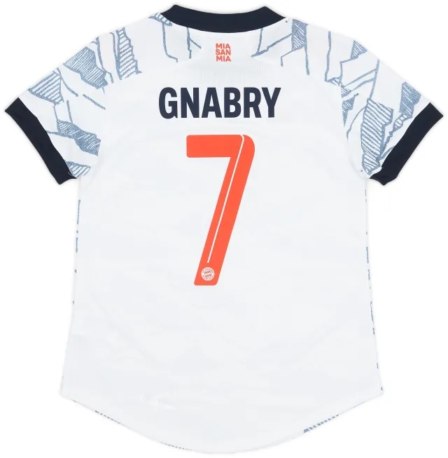 adidas 2021-22 Bayern Munich Third Shirt Gnabry #7 (Women's S)