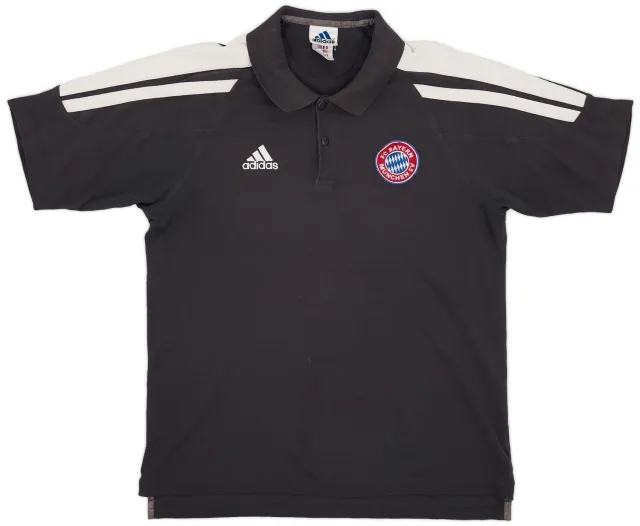 2001-02 Bayern Munich adidas Polo Shirt - 8/10 - (L/XL)
