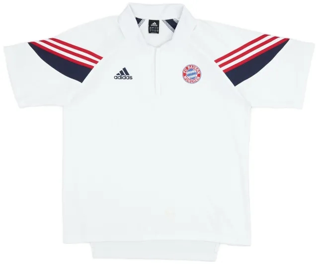 2003-04 Bayern Munich adidas 1/4 Zip Polo - 6/10 - (L/XL)