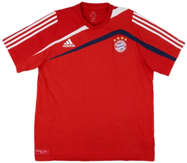 2009-10 Bayern Munich adidas Cotton Tee - 8/10 - (XL)