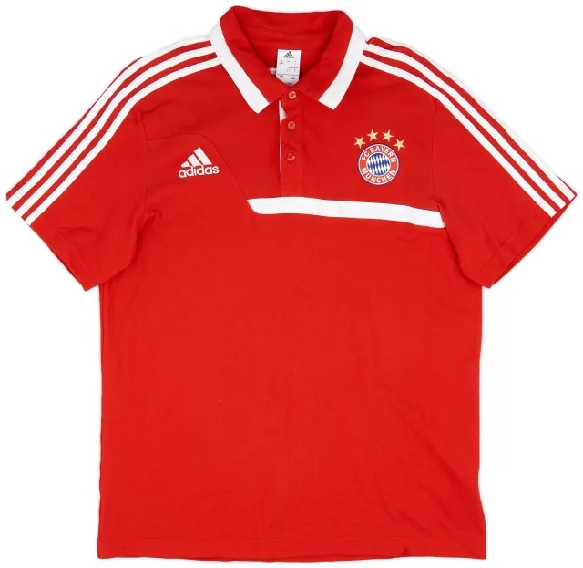 2013-14 Bayern Munich adidas Polo Shirt - 9/10 - (XL)