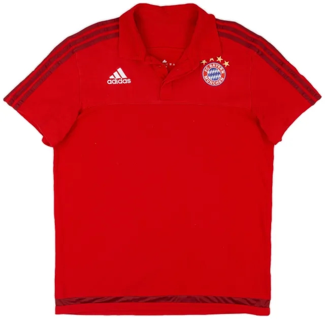 2015-16 Bayern Munich adidas Polo Shirt - 9/10 - (L)