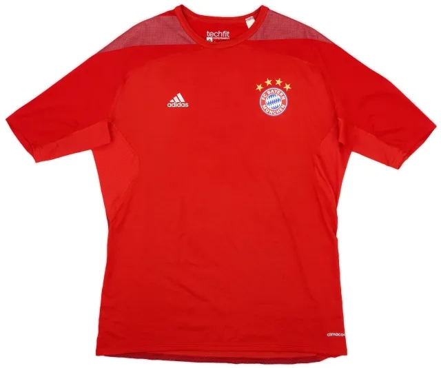 2015-16 Bayern Munich adidas Techfit Baselayer Shirt - 8/10 - (XXL)