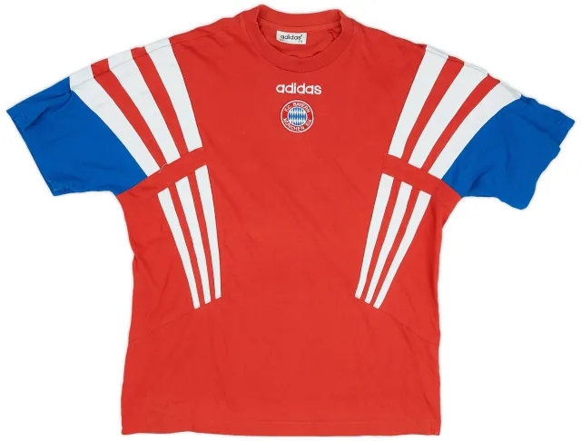 1995-96 Bayern Munich adidas Training Shirt - 8/10 - (L)