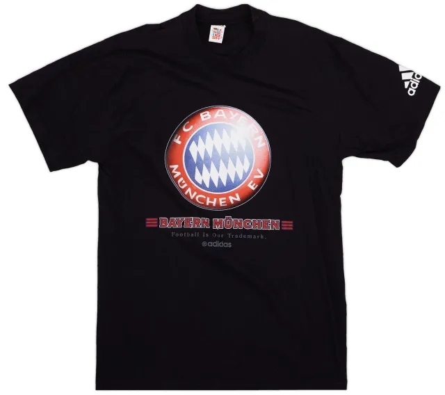 1997-98 Bayern Munich adidas Graphic Tee - 6/10 - (L)