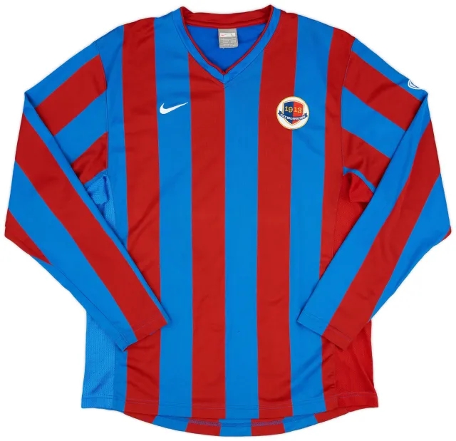 Nike 2007-08 Caen Home L/S Shirt - 8/10 - (L)