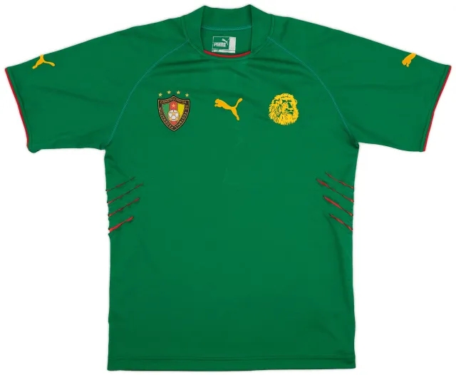 Puma 2004-06 Cameroon Home Shirt - 7/10 - (L)
