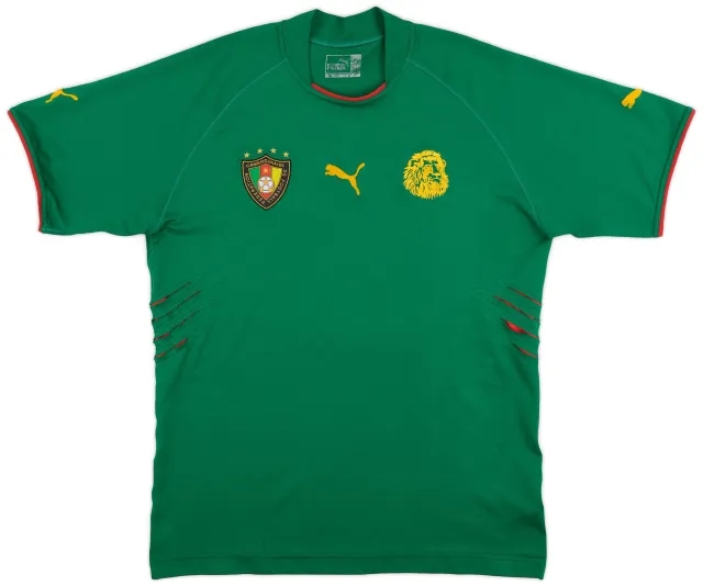 Puma 2004-06 Cameroon Home Shirt - 8/10 - (L)