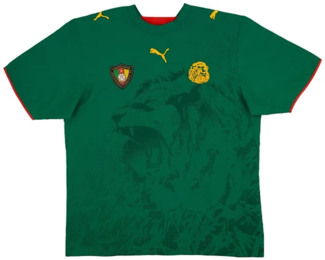 Puma 2006-08 Cameroon Home Shirt - 8/10 - (L)