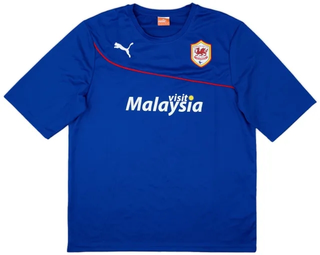 Puma 2013-14 Cardiff Away Shirt - 9/10 - (XL)