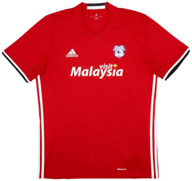 adidas 2016-17 Cardiff Away Shirt - 8/10 - (L)