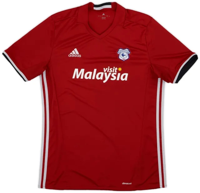 adidas 2016-17 Cardiff Away Shirt - 8/10 - (L)