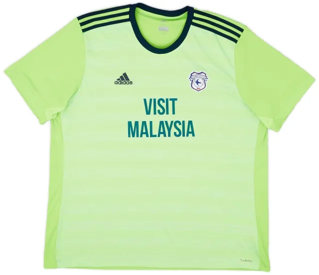 adidas 2017-18 Cardiff City Away Shirt - 9/10 - (XXL)
