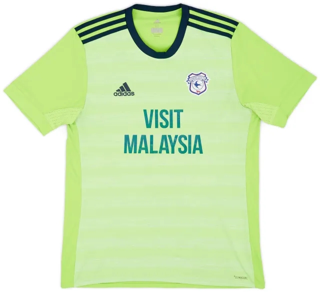 adidas 2017-18 Cardiff City Away Shirt - 7/10 - (M)