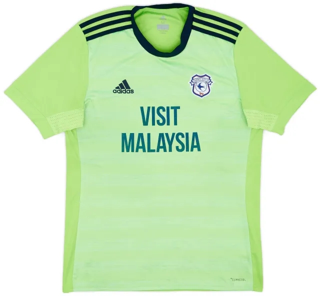 adidas 2017-18 Cardiff City Away Shirt - 7/10 - (M)