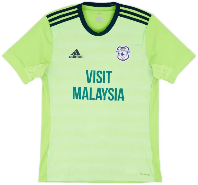 adidas 2017-18 Cardiff City Away Shirt - 8/10 - (S)
