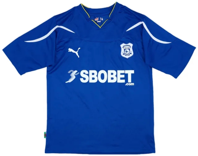 Puma 2010-11 Cardiff Home Shirt - 6/10 - (L)