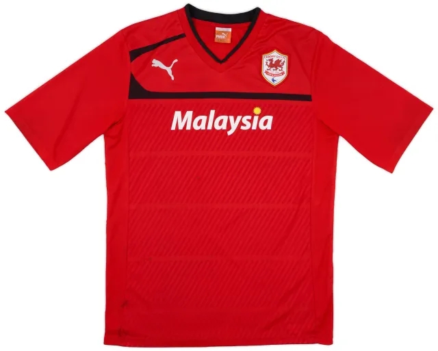 Puma 2012-13 Cardiff Home Shirt - 8/10 - (L)