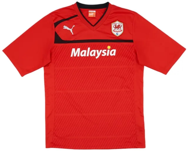Puma 2012-13 Cardiff Home Shirt - 8/10 - (L)