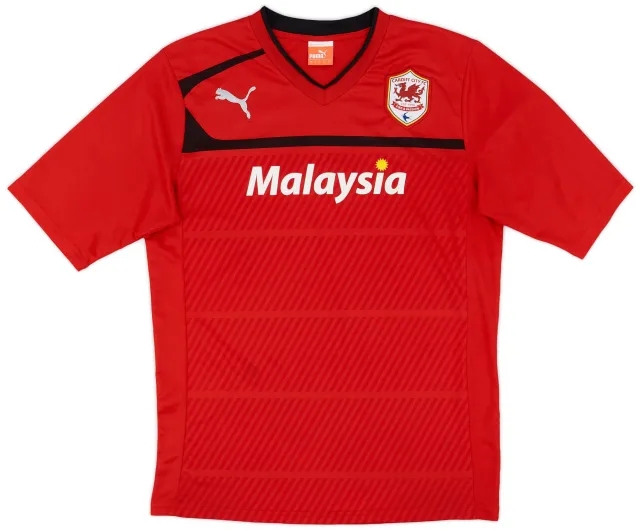 Puma 2012-13 Cardiff Home Shirt - 8/10 - (L)