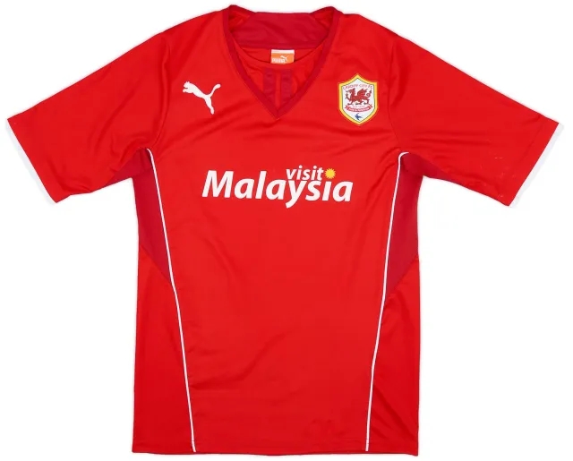 Puma 2013-14 Cardiff Home Shirt - 7/10 - (S)